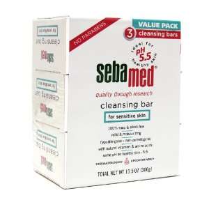  Sebamed Soap free Cleansing Bar (3.5 oz), 3 pack Beauty