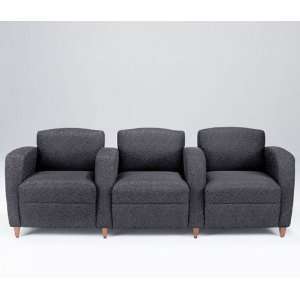  High Point Reception Three Seater with Tapered Arms in 