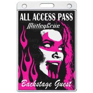  Montley Crue All Access Laminated Pass V.I.P. Everything 