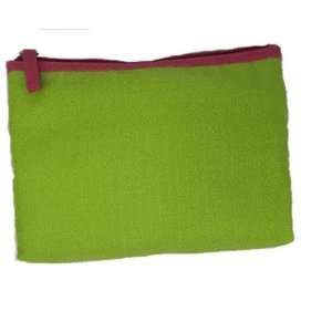 Cul De Sac Lime Green Toiletry/ Cosmetic Travel Bag 9Length x 5.5 