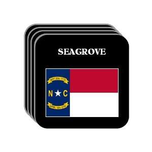 US State Flag   SEAGROVE, North Carolina (NC) Set of 4 Mini Mousepad 