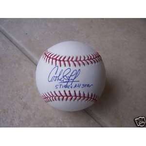  Cookie Rojas Signed Ball   5x As Royals Phillies Official 