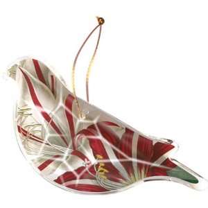 Lily Bird Crystal Ornament 