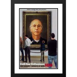 Curb Your Enthusiasm 20x26 Framed and Double Matted TV Poster   Style 