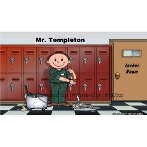  Custodian Janitor Personalized Cartoon Mouse Pad 