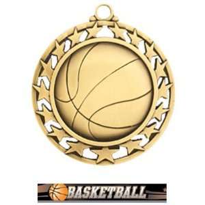  Awards Custom Basketball Medal With Stars GOLD MEDAL/ULTIMATE Custom 