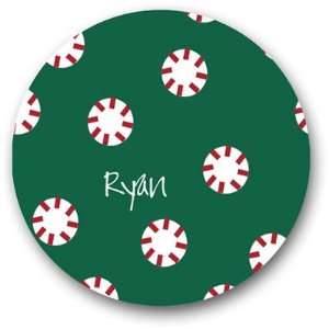     Personalized Melamine Plates (Peppermint Candies)