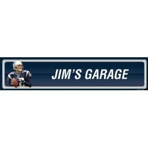   Tom Brady 38 x 8 Personalized NFL Room Sign