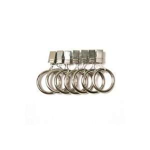  Nickel Decorator Ring Clips (7 Clips)
