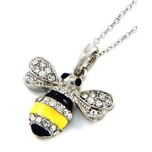  The Cutest Crystal Bumblebee Lover Necklace Ever Jewelry