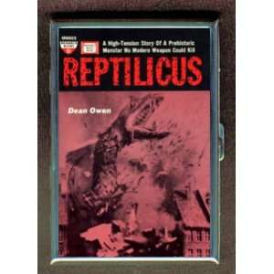  REPTILICUS MONSTER DINOSAUR PULP ID Holder Cigarette Case 