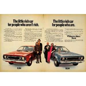   People Hornet American Motors Cars   Original Print Ad