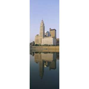  Reflection of Buildings in a River, Scioto River, Columbus 