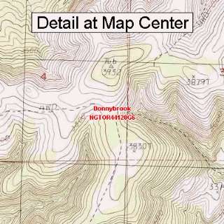   Topographic Quadrangle Map   Donnybrook, Oregon (Folded/Waterproof
