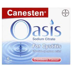  Canesten Oasis for Cystitis Cranberry Flavour 6 Sachets 