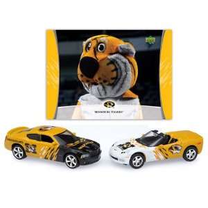   Road Charger & Corvette 2 Pack w/ School Mascot Card Missouri Tigers