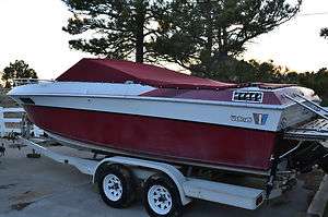 1988 23 Wellcraft Cuddy Cabin Boat with Inboard/Outboard Motor **NO 