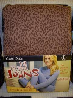 NEW CUDDL DUDS ALL COLORS & SIZES 2 PIECE LONG JOHN SET  