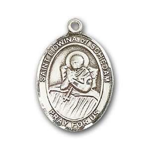  Sterling Silver St. Lidwina of Schiedam Medal Jewelry