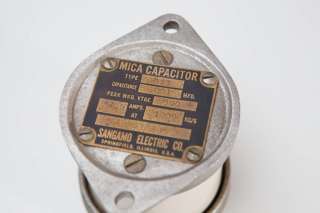 Sangamo G2B .001uF 10kV High Voltage Mica Capacitor  