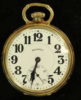 Circa 1924 Illinois Sangamo Special Open Face Antique Pocket Watch 23j 