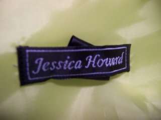 JESSICA HOWARD Green/White Print Short Sleeve Cocktail Evening Dress 