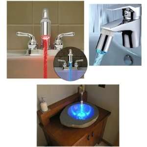   Kitchen Bath Sink Tap LED 3 Light Water Faucet