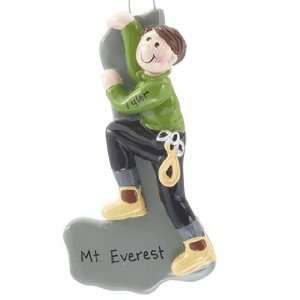  Personalized Rock Climber Christmas Ornament
