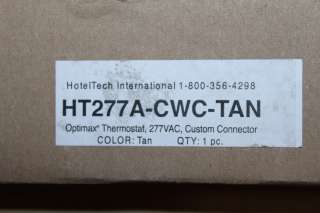 HOTELTECH HT277A CWC TAN OPTIMAX 277VAC THERMOSTAT NIB  