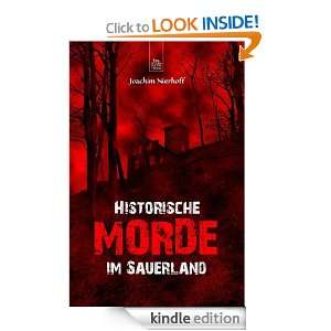 Historische Morde im Sauerland (German Edition) Joachim Nierhoff 