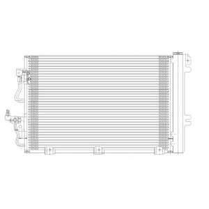  Saturn Astra Replacement AC Condenser With Automatic 