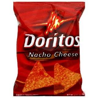 Doritos Tortilla Chips, Nacho Cheese, 1.75 Ounce Large Single Serve 