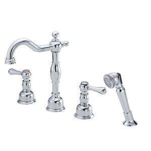Danze Opulence Roman Tub Faucet with Hand Shower D306757 Chrome