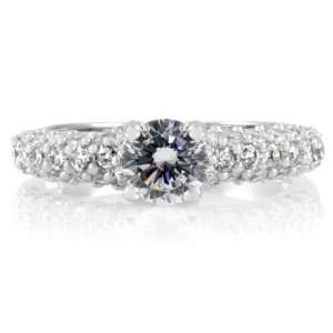  Darceys Promise Ring   Pave CZ Emitations Jewelry