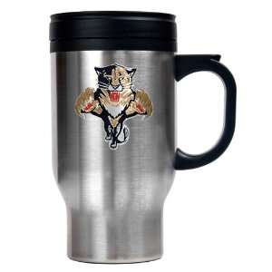   Nhl Stainless Steel Travel Mug   Primary Logo