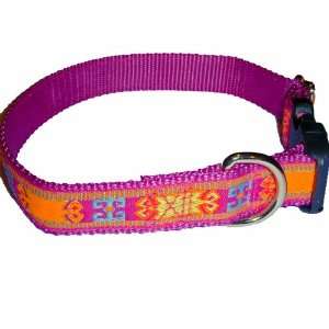  Sandia Pet Products Jaipur #2 Pattern Medium Dog Collar 
