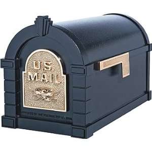  Gaines Original Series Keystone Mailbox in Black/Polished 
