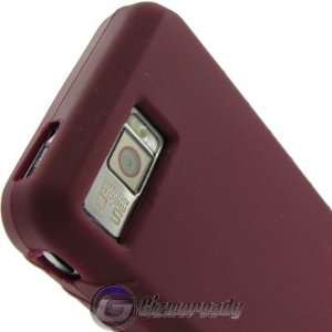  Burgundy Soft Gel Skin Cover for Samsung Omnia i900 / i910 