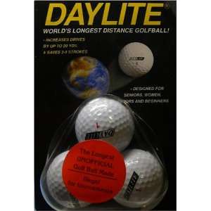  DAYLITE   Worlds Longest Distance Golf Balls   Three (3 