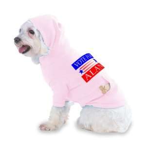  VOTE FOR ALAN Hooded (Hoody) T Shirt with pocket for your 