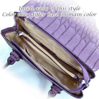 Dasein designer inspired shoulder bag handbag purple  