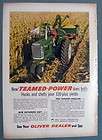 1959 Oliver Tractor Ad Featuring the Oliver 880 New Teamed Power does 