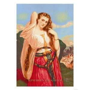  Jephthas Daughter Giclee Poster Print, 18x24