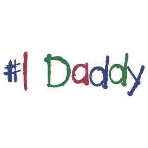 SHIRT   FATHERS DAY   #1 DADDY   SM XL  