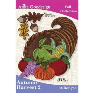  Anita Goodesign Autumn Harvest 2 Embroidery Designs Arts 