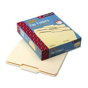  New File Folders 1/3 Cut 2nd Position 1 Ply Top Tab Case 
