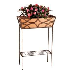  Deer Park PL128T Tapered Net Planter with Tin Liner Patio 