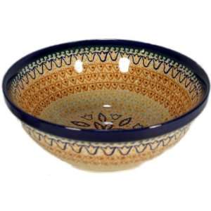    Polish Pottery Serving Bowl Fall Moon z850 117
