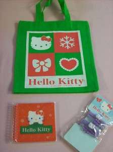 Hello Kitty Goody Gift Bag hair ties notebook frame toy  