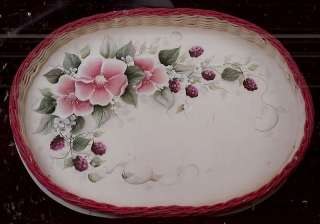 DECORATIVE PAINTING Design Paint For Oval Tray PATTERN  